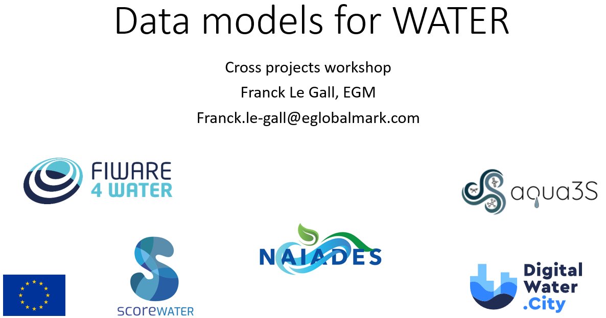 Smart water Data models